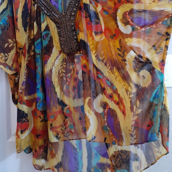 Multicolored tunic   top sz 3X - Picture 4 of 4